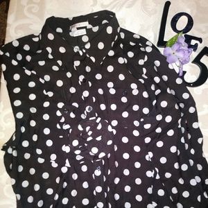 Cute Polka Dot Blouse